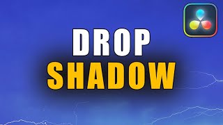 How to Add a DROP SHADOW to Text in Davinci Resolve [upl. by Liederman989]