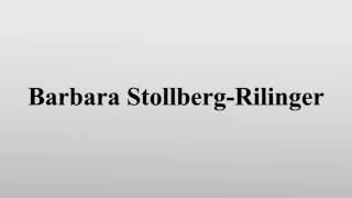 Barbara StollbergRilinger [upl. by Amandi]