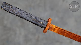 Restoration Old Rusty Japanese KATANA Sword [upl. by Irol922]