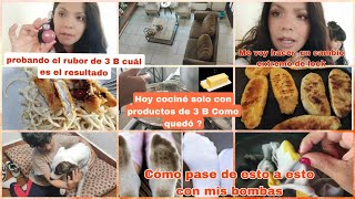 Cocinando solo con productos 3B Quieres calcetines muy blancos Me voy hacer un cambio extremo [upl. by Cosette]