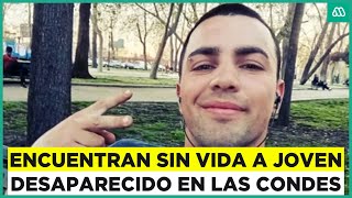 Encuentran sin vida a joven extraviado que desapareció en Las Condes [upl. by Nolyaj]