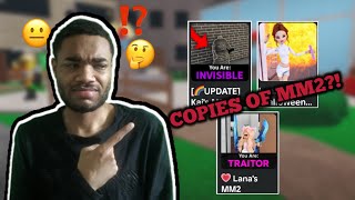 WHY EVERYONE COPYING with MM2 on ROBLOX… [upl. by Tobie]