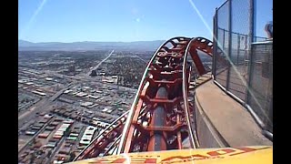 High Roller 2002 Remastered Front Seat POV  Stratosphere Tower and Casino Las Vegas Nevada USA [upl. by Akedijn]