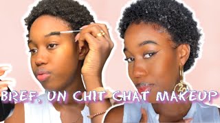 CHIT CHAT MAKEUPCHEVEUX IMPROVISÉ Etudes youtube cheveux [upl. by Niccolo]