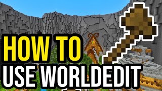 How To Use WORLD EDIT In Minecraft Bedrock WORKING  NO MODS [upl. by Hasin315]