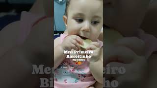 maternidade bebê introducaoalimentar MEU PRIMEIRO BISCOITINHO [upl. by Ahsienor]