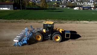 Donau Silphie Aussaat mit JCB Fastrac 4220  Energiepark Hahnennest [upl. by Nue]