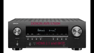 Denon AVRS760H 72 Receiver Unboxing and Setup [upl. by Ettenwahs]