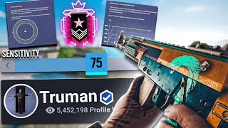 I Used Trumans NO RECOIL Sensitivity Is He Cronus or Legit  RAINBOW 6 SIEGE [upl. by Galven890]