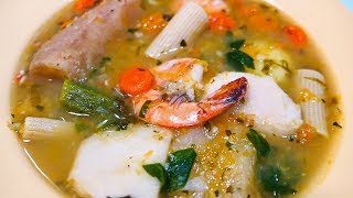 Shrimp BroffSoup  Taste of Trini [upl. by Ruckman]