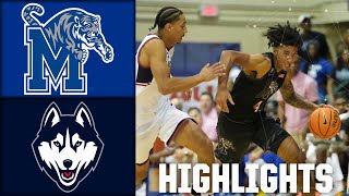 🚨 UPSET ALERT 🚨 Memphis Tigers vs UConn Huskies  Full Game Highlights  ESPN College Basketball [upl. by Bettzel260]