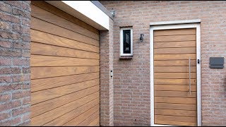 Houten Voordeur en Houten Garagedeur  Different Doors [upl. by Dorlisa]