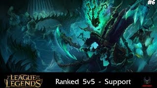 LoL HD Fr  Thresh Support  Road to PLATINIUM  Ranked Gold 3 S4 [upl. by Aivataj857]