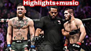 Khabib vs Mcgregor Highlights Gandagana 🎶UfC 229 [upl. by Thorlie408]