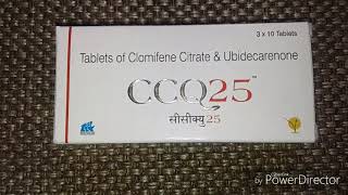 CCQ 25 Tablets Review  Clomifene Citrate amp Ubidecarenone Tablets Uses Side Effects Precautions [upl. by Mccormick134]