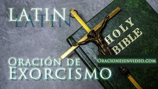 Exorcismo Contra Satanás LATÍN para purificar casa y cuerpo Escrita por Papa Leon XIII [upl. by Esirec128]