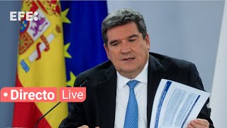 🔴📡 Declaraciones del ministro José Luis Escrivá en Bruselas [upl. by Musihc178]