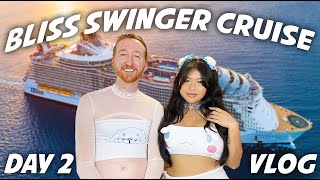 Bliss Swinger Cruise April 2024 Day 2 Vlog  BTS Of A Swingers Cruise  Bahamas [upl. by Sedrul374]