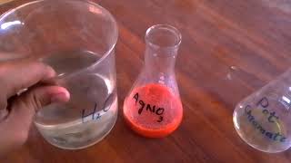 Chloride determination in water  Qualitative analysis  Analytical Chemistry [upl. by Ardnuassak]