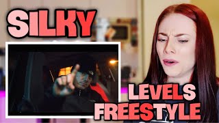 SILKY  LEVELS FREESTYLE  UK REACTION 🇬🇧 🥶👏 [upl. by Kalin]