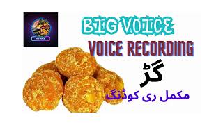 Gur Bechne ke Awaz recoding  BigVoice26 [upl. by Ylrehs]