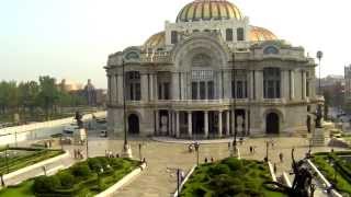 Bellas Artes and the New Alameda desde el aire [upl. by Drofdeb]