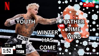 Mike Tyson vs Jake Paul fight reaction Mike Tyson has reached his winter miketyson boxing [upl. by Uhn]