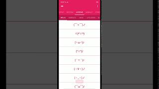 Japanese emoticons APP [upl. by Nonnahc]