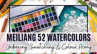 Paul Rubens Meiliang 52 Watercolor Set  Review [upl. by Isle359]