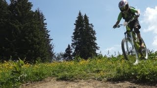 La nouvelle VTT montagne des Contamines Montjoie Les clarines  10013 [upl. by Riorsson]