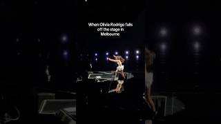 When Olivia Rodrigo fell off the stage [upl. by Irrab]