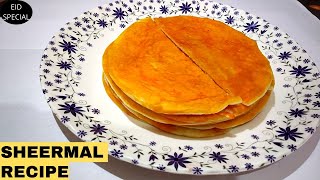 Sheermal On TawaLucknow ki famous Sheermal simple and easy recipe  Bakra Eid Special [upl. by Esiole]