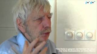 Reinbert de Leeuw over Sofia Gubaidulina en Elena Firsova [upl. by Burkitt]