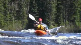 Pukaskwa River II Whitewater Canoeing [upl. by Leinehtan]