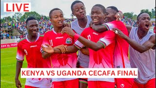 LIVE KENYA VS UGANDA CECAFA FINAL FOOTBALL MATCH IN KENYA KENYA VS UGANDA UNDER 18 FINAL [upl. by Elram]