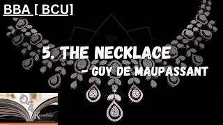 The Necklace📿 by Guy De Maupassant summaryBBABCU English [upl. by Scotti]