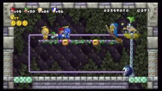 New Super Mario Bros Wii  World 5Castle [upl. by Anetsirhc]