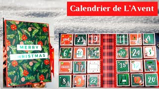 Noël  Comment Faire un Calendrier de lAvant en Livre Tutoriel Complet [upl. by Hobie]