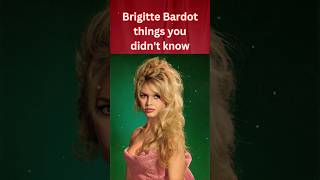 Brigitte Bardot 5 surprising facts you didnt know shorts [upl. by Nosreve]