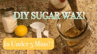 DIY Sugar Wax Using The Microwave  Quick amp Easy [upl. by Yeltrab]