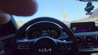 Kia Stinger freeway drone with Borla Active  Ark DP  APR Valve Controller [upl. by Elleinnad]