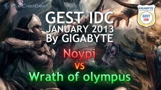 GEST IDC January 2013  Noypi vs Wrath of olympus [upl. by Aihtiekal498]