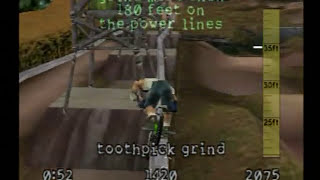 Dave Mirra Freestyle BMX PS1 Gameplay [upl. by Eloken]