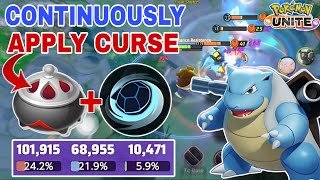 New CURSE INCENSE BLASTOISE Build Dominates the Battlefield  Pokemon Unite [upl. by Gilmer]