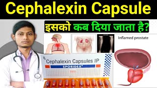 Cephalexin 500mg Capsule  sporidex 500 capsule  cephalexin capsules ip 500mg hindi [upl. by Attinahs]