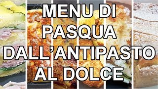 Menù di Pasqua dallantipasto alla pastiera napoletana  FoodVlogger [upl. by Akoyin]