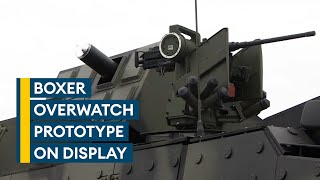 Up close with new Boxer vehicle variant armed with Brimstone missiles [upl. by Nevs]