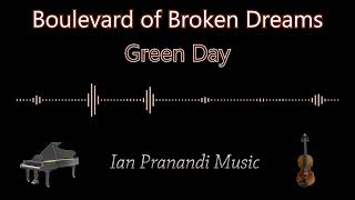 Boulevard of Broken Dreams  Green Day Piano  Violin [upl. by Ahgem]