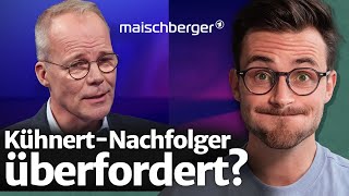 Neuer SPDChef versagt bei Maischberger [upl. by Akibma767]