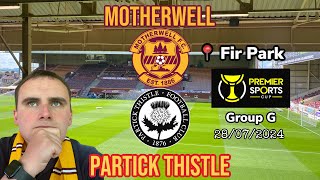 Progression papers over cracks  Motherwell v Partick Thistle SPFL League Cup Group G 280724 [upl. by Kiah]